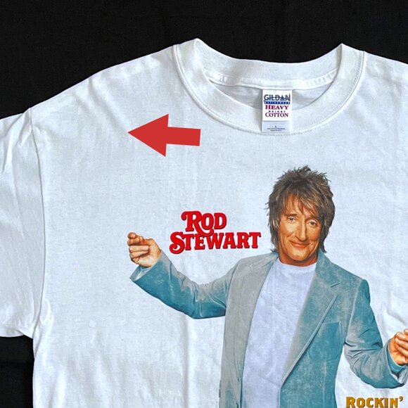 Vintage Rod Stewart "Rockin' In The Round" 2007 Tour Event Tee - Picture 5 of 8